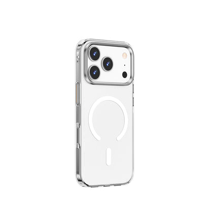 iPhone 17 Pro Kılıf M-safe Şarj Özellikli Wiwu YXK-208 Invisible Ultra Sert PC Kılıf