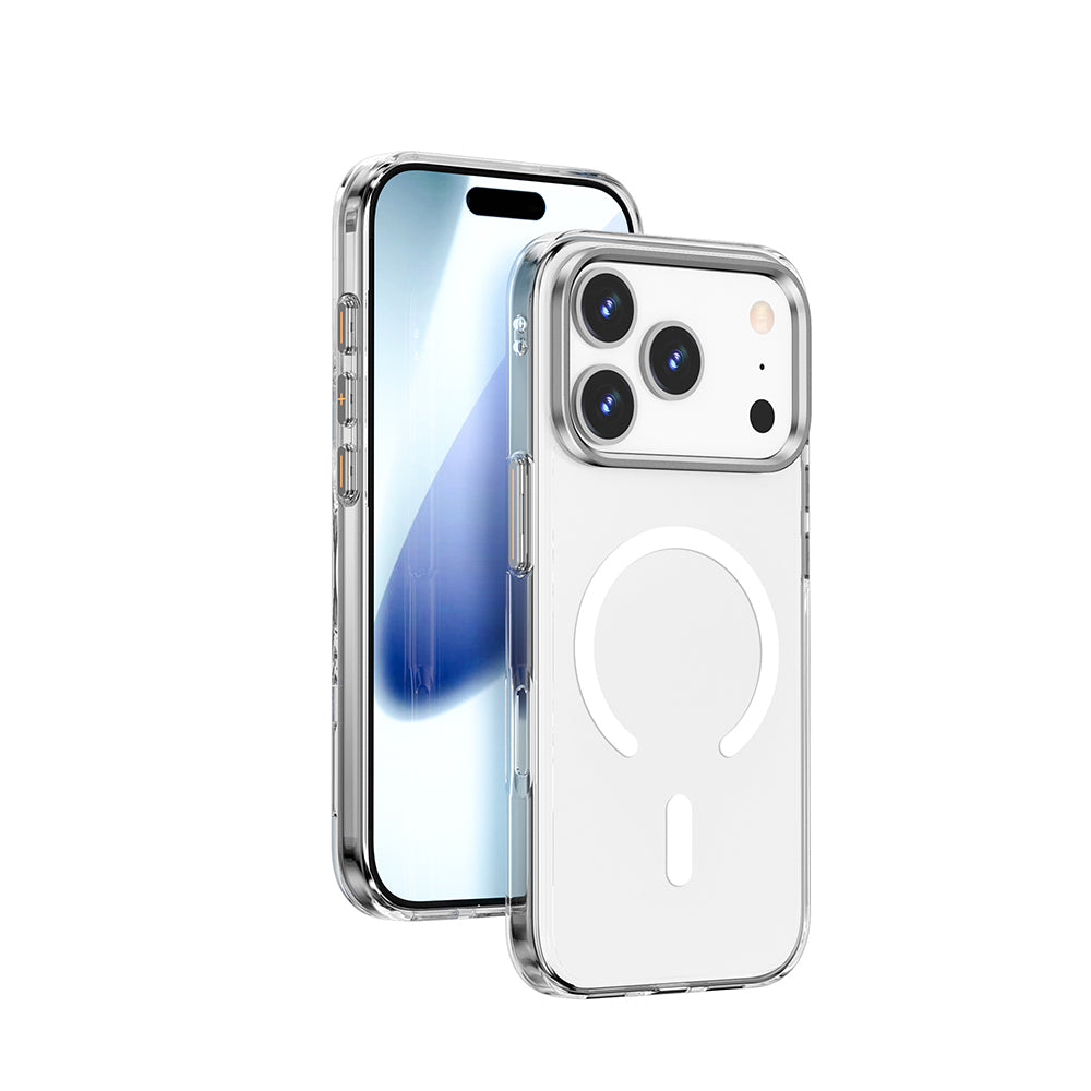 iPhone 17 Pro Kılıf M-safe Şarj Özellikli Wiwu YXK-208 Invisible Ultra Sert PC Kılıf