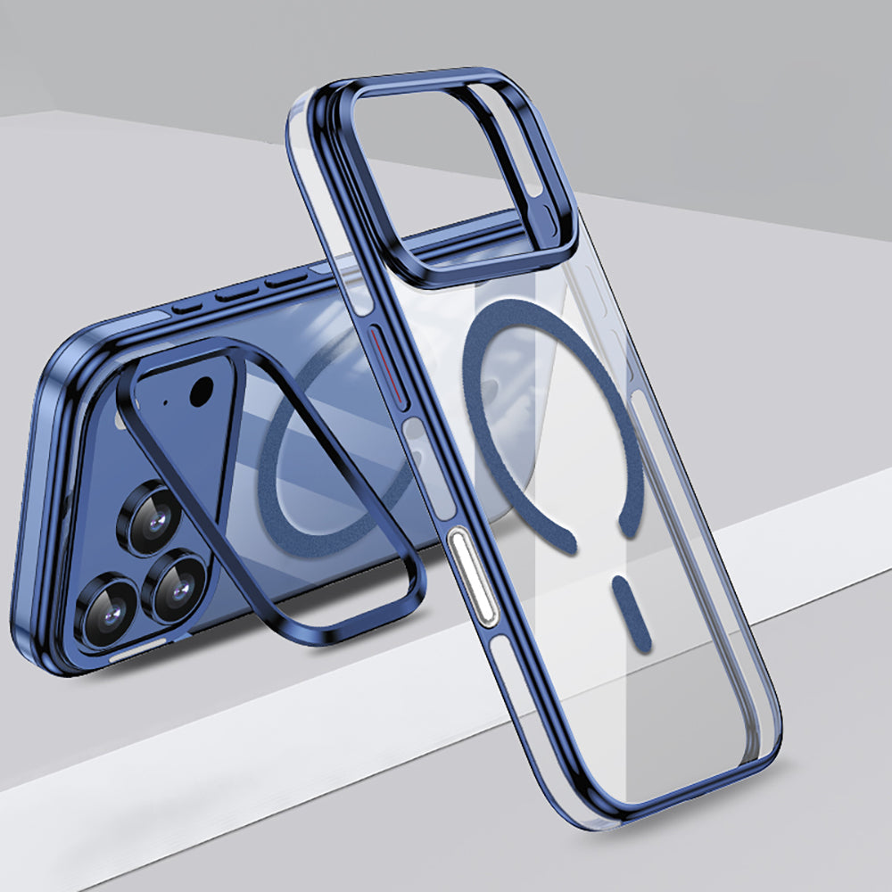 iPhone 17 Pro Kılıf M-safe Şarj Özellikli Wlons Standlı Efsane Kılıf