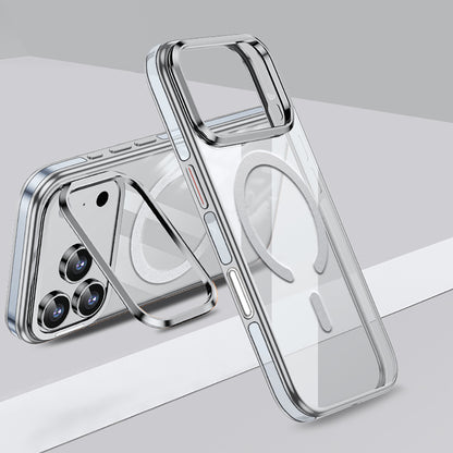 iPhone 17 Pro Kılıf M-safe Şarj Özellikli Wlons Standlı Efsane Kılıf