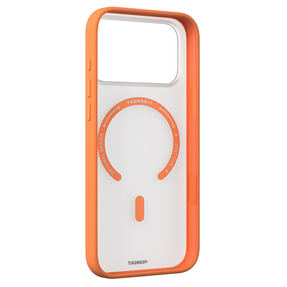 iPhone 17 Pro Kılıf M-safe Şarj Özellikli Youngkit Clear Serisi Kılıf