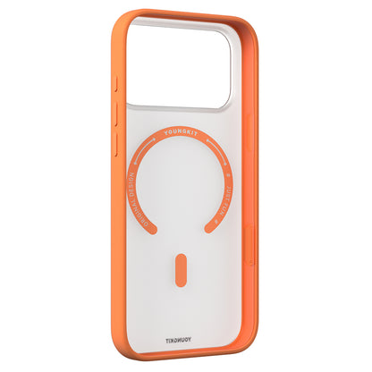 iPhone 17 Pro Kılıf M-safe Şarj Özellikli Youngkit Clear Serisi Kılıf