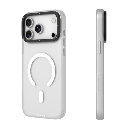 iPhone 17 Pro Kılıf M-safe Şarj Özellikli Youngkit Hidden Sand Serisi Kılıf