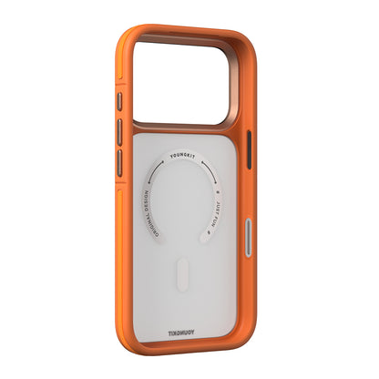 iPhone 17 Pro Kılıf M-safe Şarj Özellikli Youngkit Rock Sand Serisi Kılıf