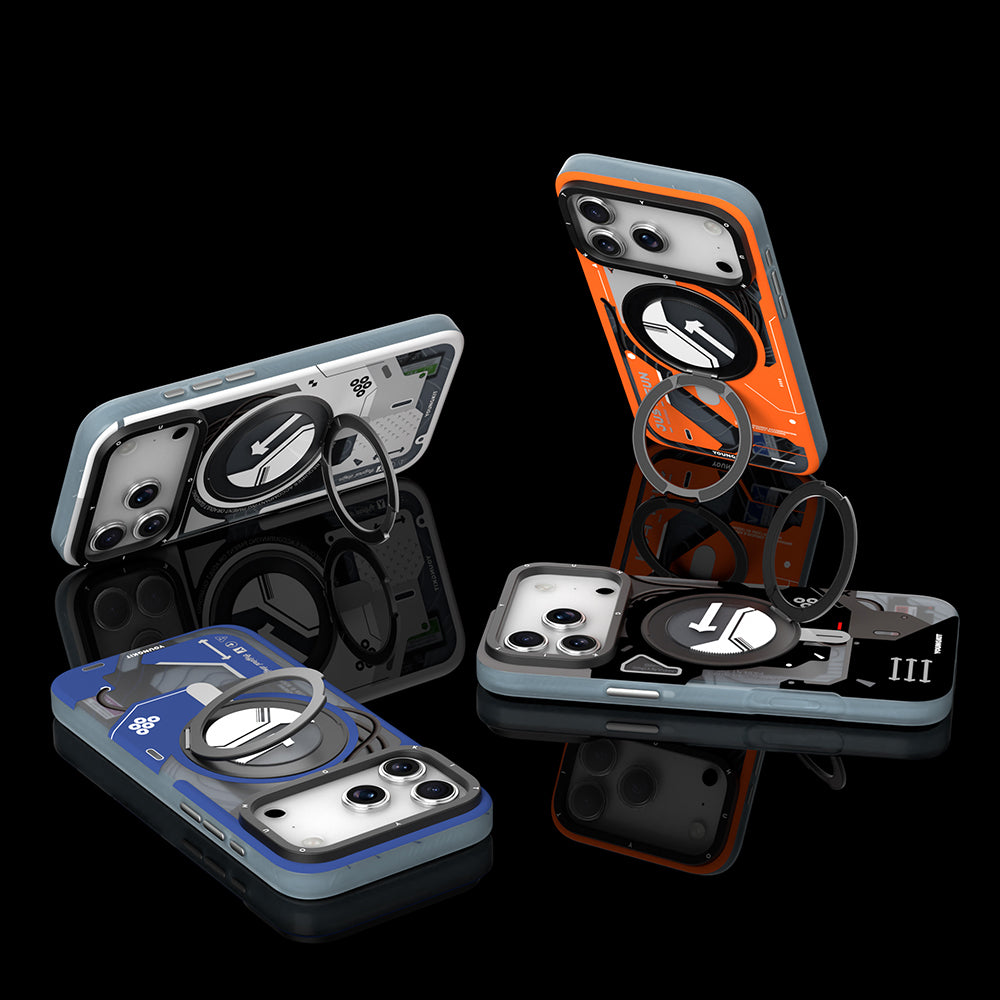 iPhone 17 Pro Kılıf M-safe Şarj Özellikli Youngkit Starship Serisi Kılıf