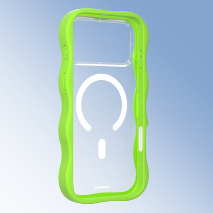 iPhone 17 Pro Kılıf M-safe Şarj Özellikli Youngkit Wave Clear Serisi Kılıf