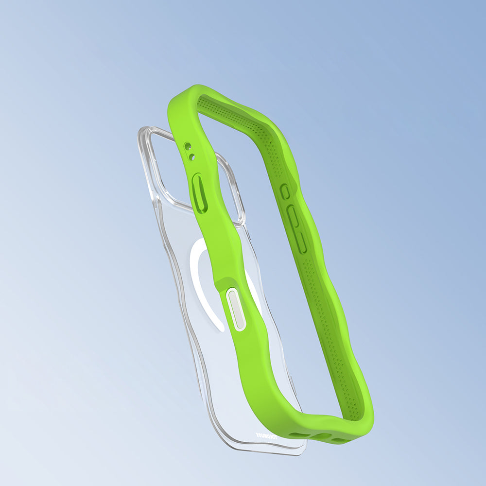 iPhone 17 Pro Kılıf M-safe Şarj Özellikli Youngkit Wave Matte Serisi Kılıf