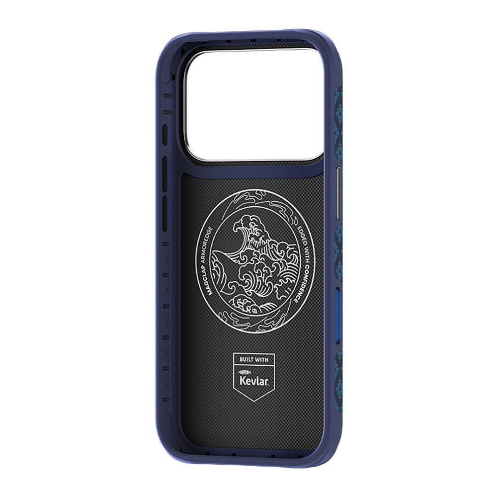 iPhone 17 Pro Kılıf M-Safe Şarj Özellikli Yükseltilmiş Kamera Çerçeveli Benks ArmorGrid ArmorEdge X9 Serisi Kevlar Karbon Kılıf