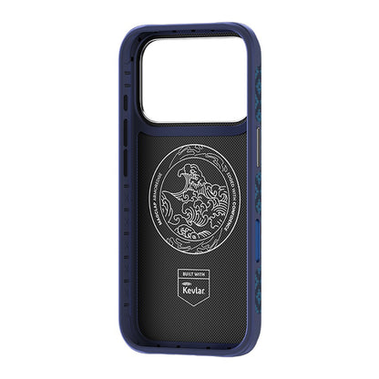 iPhone 17 Pro Kılıf M-Safe Şarj Özellikli Yükseltilmiş Kamera Çerçeveli Benks ArmorGrid ArmorEdge X9 Serisi Kevlar Karbon Kılıf