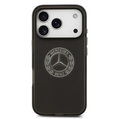 iPhone 17 Pro Kılıf Mercedes Benz Orijinal Lisanslı M-safe Şarj Özellikli Buzlu PC Nostaljik Yıldız Dizayn Kılıf