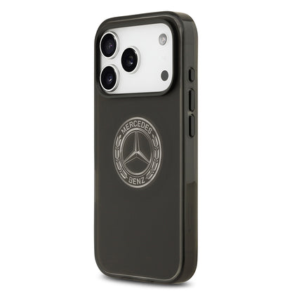 iPhone 17 Pro Kılıf Mercedes Benz OrijinalLisanslı M-safe Şarj Özellikli Buzlu PC Nostaljik Yıldız Dizayn Kılıf