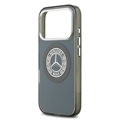 iPhone 17 Pro Kılıf Mercedes Benz OrijinalLisanslı M-safe Şarj Özellikli Çift Katmanlı PC Nostaljik Yıldız Dizayn Kılıf