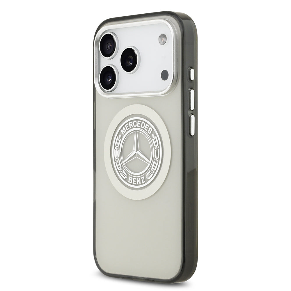 iPhone 17 Pro Kılıf Mercedes Benz OrijinalLisanslı M-safe Şarj Özellikli Çift Katmanlı PC Nostaljik Yıldız Dizayn Kılıf