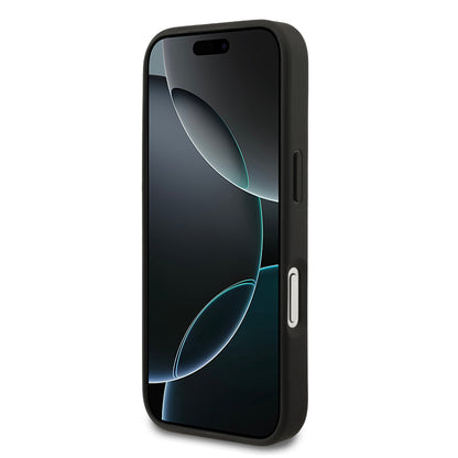 iPhone 17 Pro Kılıf Mercedes Benz OrijinalLisanslı M-safe Şarj Özellikli Dokulu Desenli Deri Kılıf