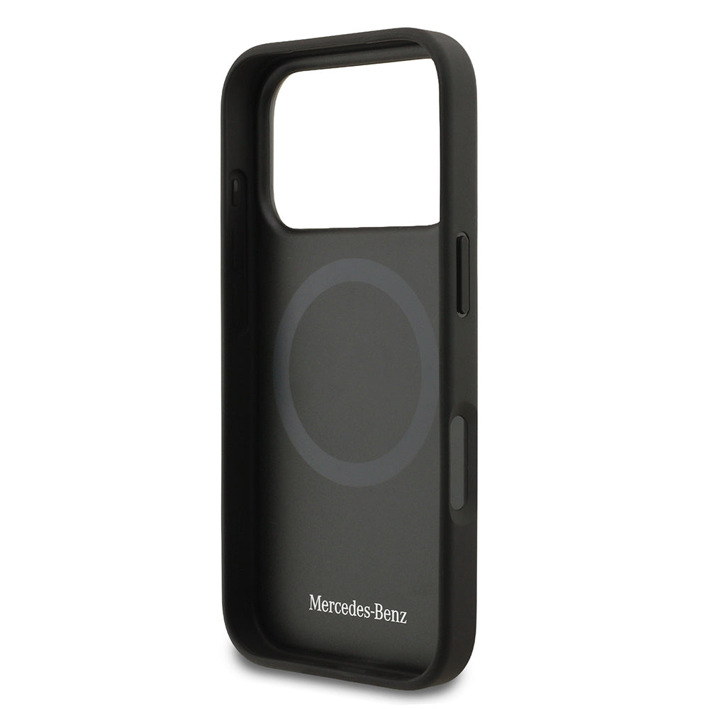 iPhone 17 Pro Kılıf Mercedes Benz OrijinalLisanslı M-safe Şarj Özellikli Hakiki Deri Nostaljik Yıldız Dizayn Kılıf