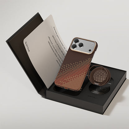 iPhone 17 Pro Kılıf Raptic 2in1 Bundle Kit Aramid Skin Serenity Serisi Stand ve Kılıf