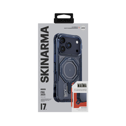 iPhone 17 Pro Kılıf SkinArma M-safe Şarj Özellikli Airbag Tasarımlı Magma Kılıf