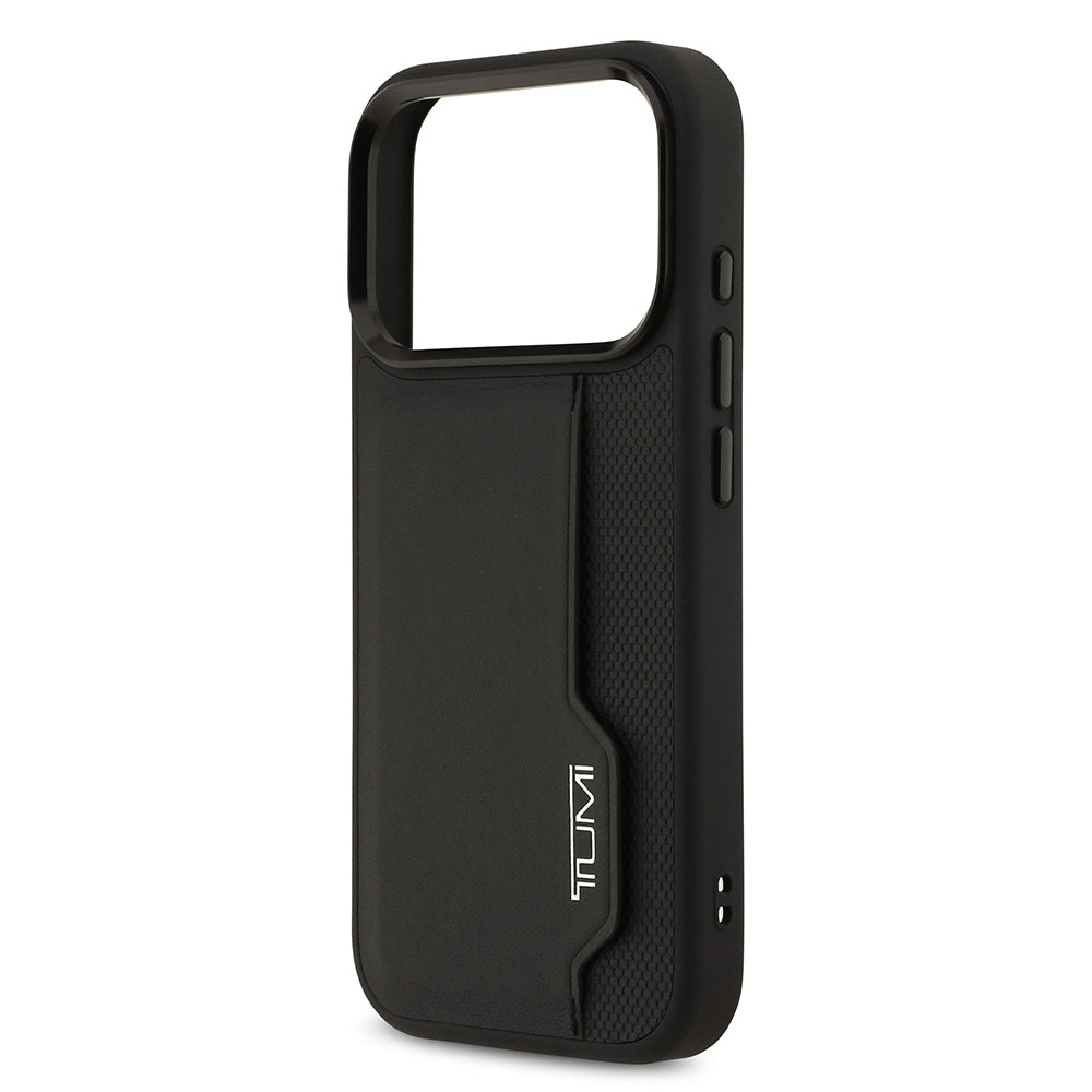 iPhone 17 Pro Kılıf TUMI Orijinal Lisanslı Deri Dikey Kartlıklı Kılıf