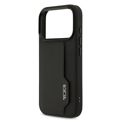 iPhone 17 Pro Kılıf TUMI Orijinal Lisanslı Deri Dikey Kartlıklı Kılıf