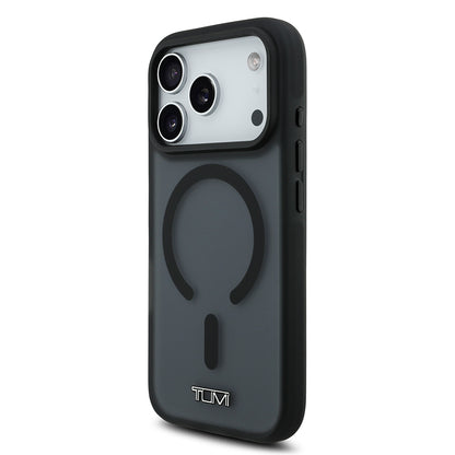 iPhone 17 Pro Kılıf TUMI Orijinal Lisanslı M-safe Şarj Özellikli Buzlu Transparan Kılıf