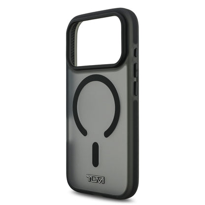 iPhone 17 Pro Kılıf TUMI Orijinal Lisanslı M-safe Şarj Özellikli Buzlu Transparan Kılıf