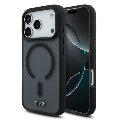 iPhone 17 Pro Kılıf TUMI Orijinal Lisanslı M-safe Şarj Özellikli Buzlu Transparan Kılıf