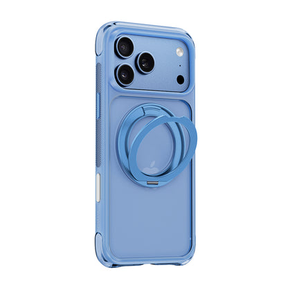 iPhone 17 Pro Kılıf Wiwu AG-203 AeroGuard Ultra Serisi M-safe Şarj Özellikli Airbag Tasarımlı Standlı Kılıf