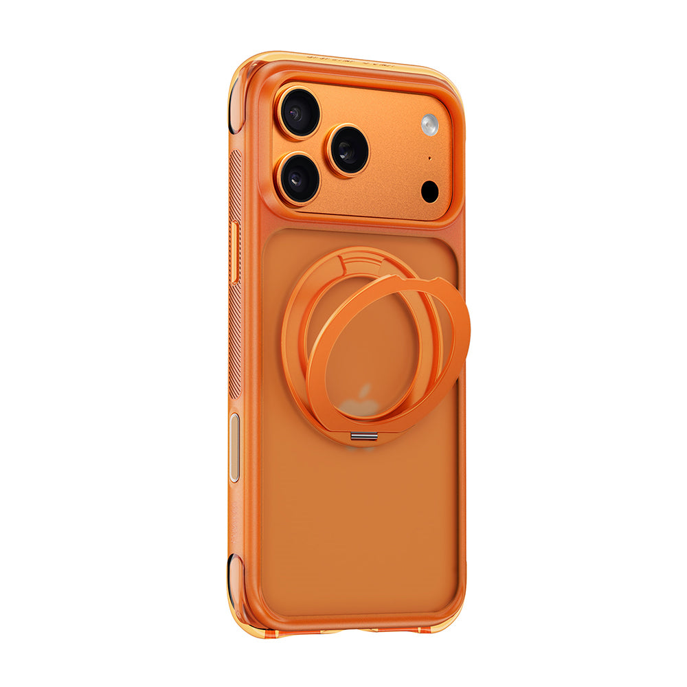iPhone 17 Pro Kılıf Wiwu AG-203 AeroGuard Ultra Serisi M-safe Şarj Özellikli Airbag Tasarımlı Standlı Kılıf