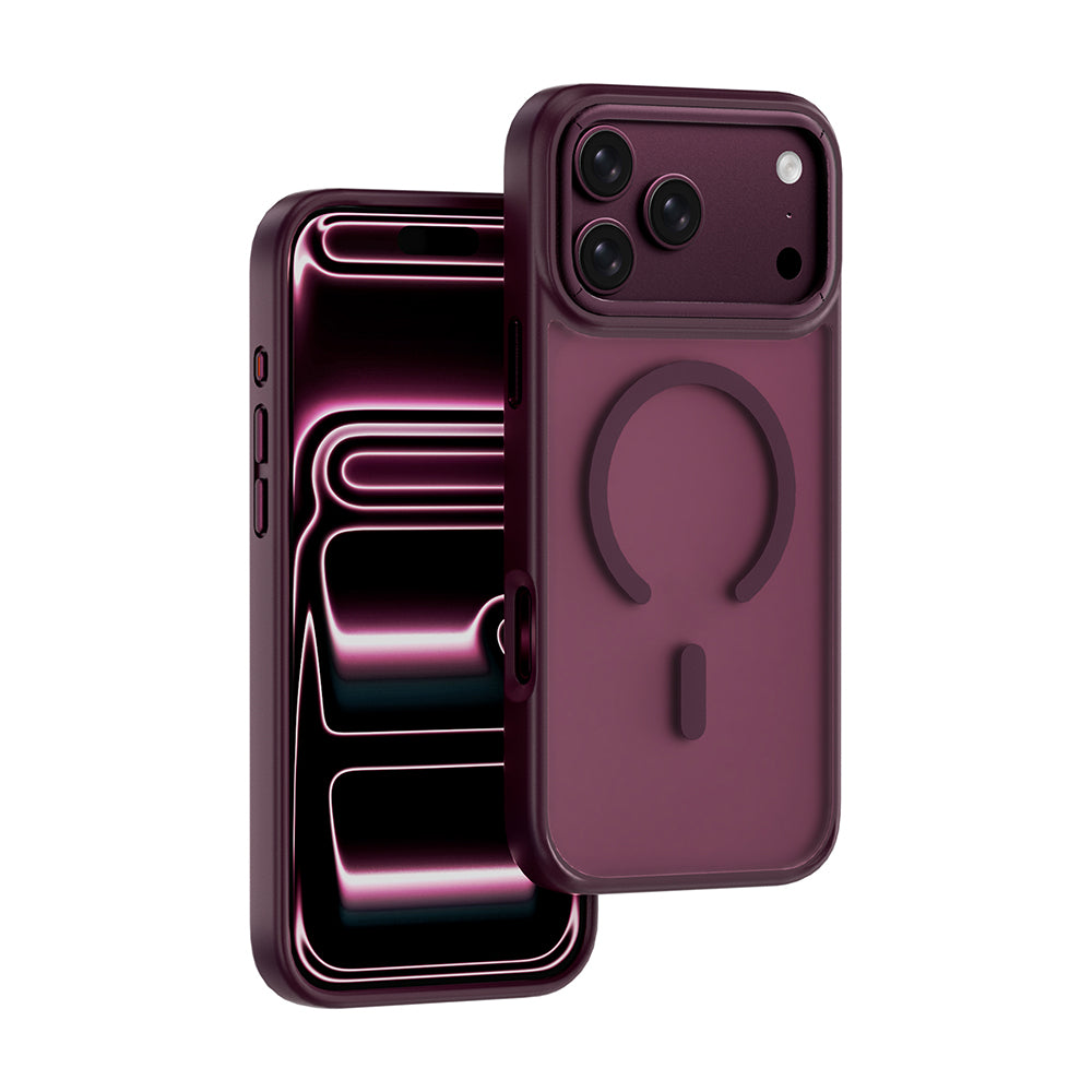 iPhone 17 Pro Kılıf Wiwu FGG-012 ArmorPro Serisi M-safe Şarj Özellikli Parmak İzi Bırakmayan Kılıf