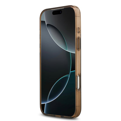 iPhone 17 Pro Max Kılıf Guess Orijinal Lisanslı M-safe Şarj Özellikli IML Baskılı Klasik Logolu 4G Desenli Kılıf