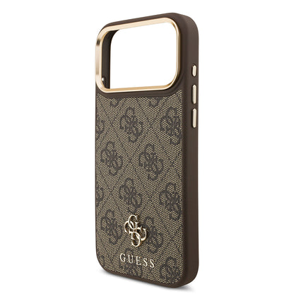 iPhone 17 Pro Max Guess Orijinal Lisanslı 4G ve Yazı Logolu Kılıf + Ekran Koruyucu + Lens Koruyucu 3in1 Aksesuar Seti