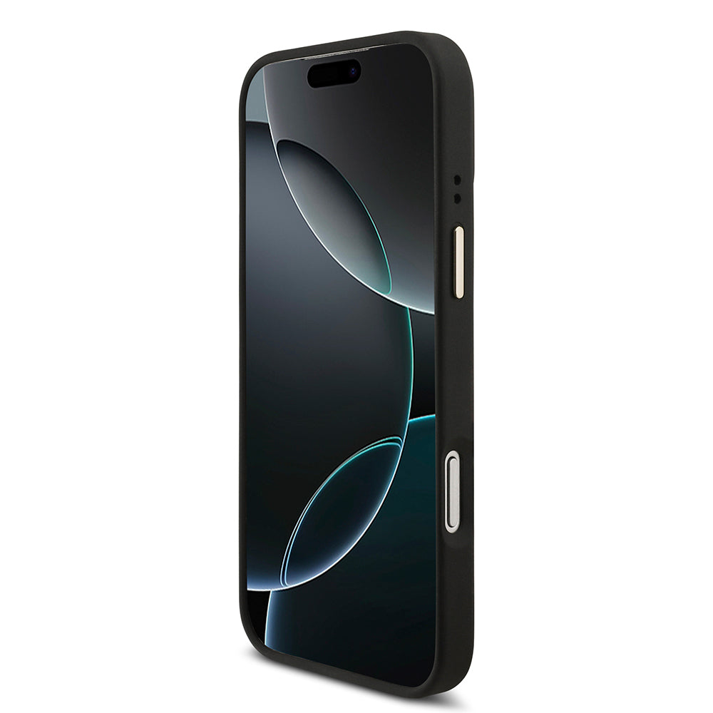iPhone 17 Pro Max Guess Orijinal Lisanslı 4G ve Yazı Logolu Kılıf + Ekran Koruyucu + Lens Koruyucu 3in1 Aksesuar Seti