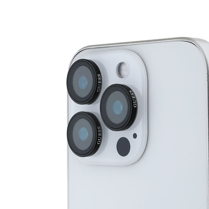iPhone 17 Pro Max Guess Orijinal Lisanslı Metal Kamera Lens Koruyucu