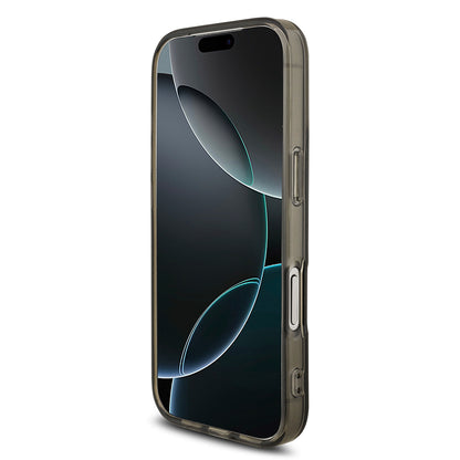 iPhone 17 Pro Max Kılıf AMG Orijinal Lisanslı M-safe Şarj Özellikli IML Baskı Logolu Çift Katmanlı Bow Lines Kılıf