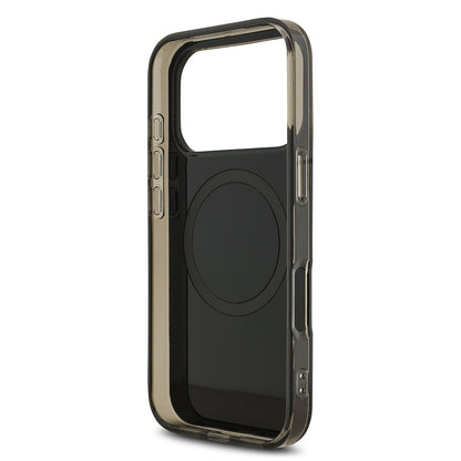 iPhone 17 Pro Max Kılıf AMG Orijinal Lisanslı M-safe Şarj Özellikli IML Baskı Logolu Çift Katmanlı Bow Lines Kılıf