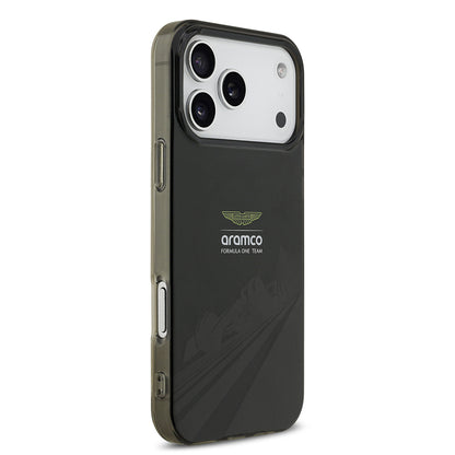 iPhone 17 Pro Max Kılıf Aston Martin Orijinal Lisanslı M-safe Şarj Özellikli IML Baskı Logolu Formula Tasarımlı Kılıf