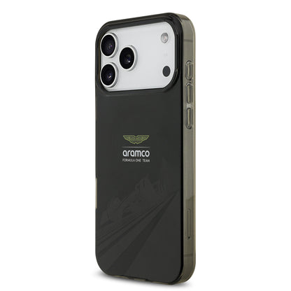 iPhone 17 Pro Max Kılıf Aston Martin OrijinalLisanslı M-safe Şarj Özellikli IML Baskı Logolu Formula Tasarımlı Kılıf