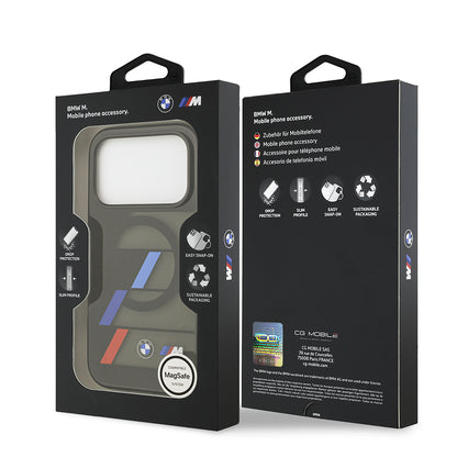 iPhone 17 Pro Max Kılıf BMW Orijinal Lisanslı M-safe Şarj Özellikli IML Baskılı Üç Renkli M Dizayn Kılıf