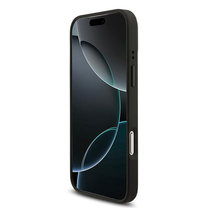 iPhone 17 Pro Max Kılıf BMW Orijinal Lisanslı M-safe Şarj Özellikli Karbon Fiber Metal Logolu Kılıf