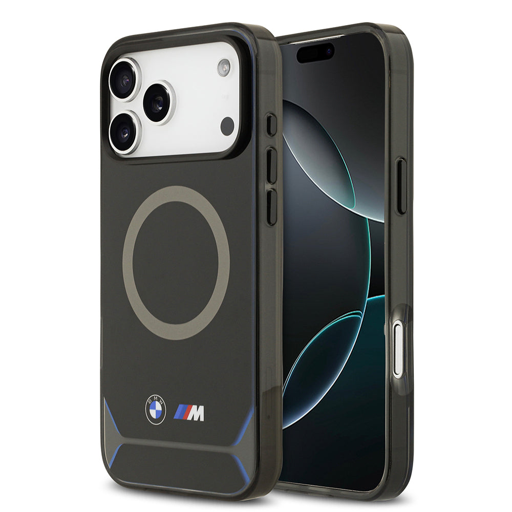 iPhone 17 Pro Max Kılıf BMW Orijinal Lisanslı M-safe Şarj Özellikli Metal Buton Tasarımlı IML Baskılı M Dizayn Kılıf