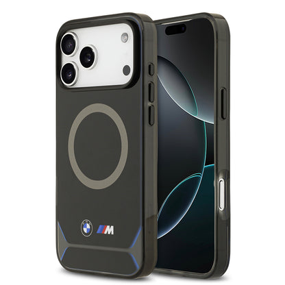 iPhone 17 Pro Max Kılıf BMW Orijinal Lisanslı M-safe Şarj Özellikli Metal Buton Tasarımlı IML Baskılı M Dizayn Kılıf