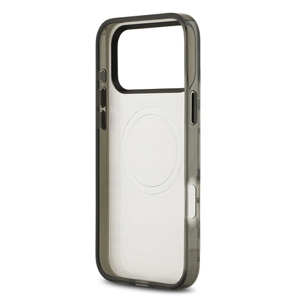 iPhone 17 Pro Max Kılıf BMW Orijinal Lisanslı M-safe Şarj Özellikli Metal Kamera Butonlu Yatay Şeritli M Dizayn Kılıf