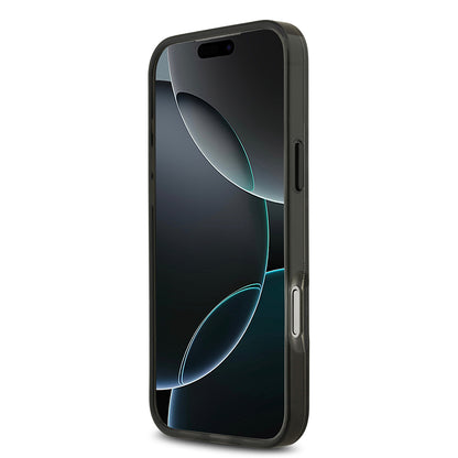 iPhone 17 Pro Max Kılıf BMW Orijinal Lisanslı M-safe Şarj Özellikli Metal Kamera Butonlu Yatay Şeritli M Dizayn Kılıf