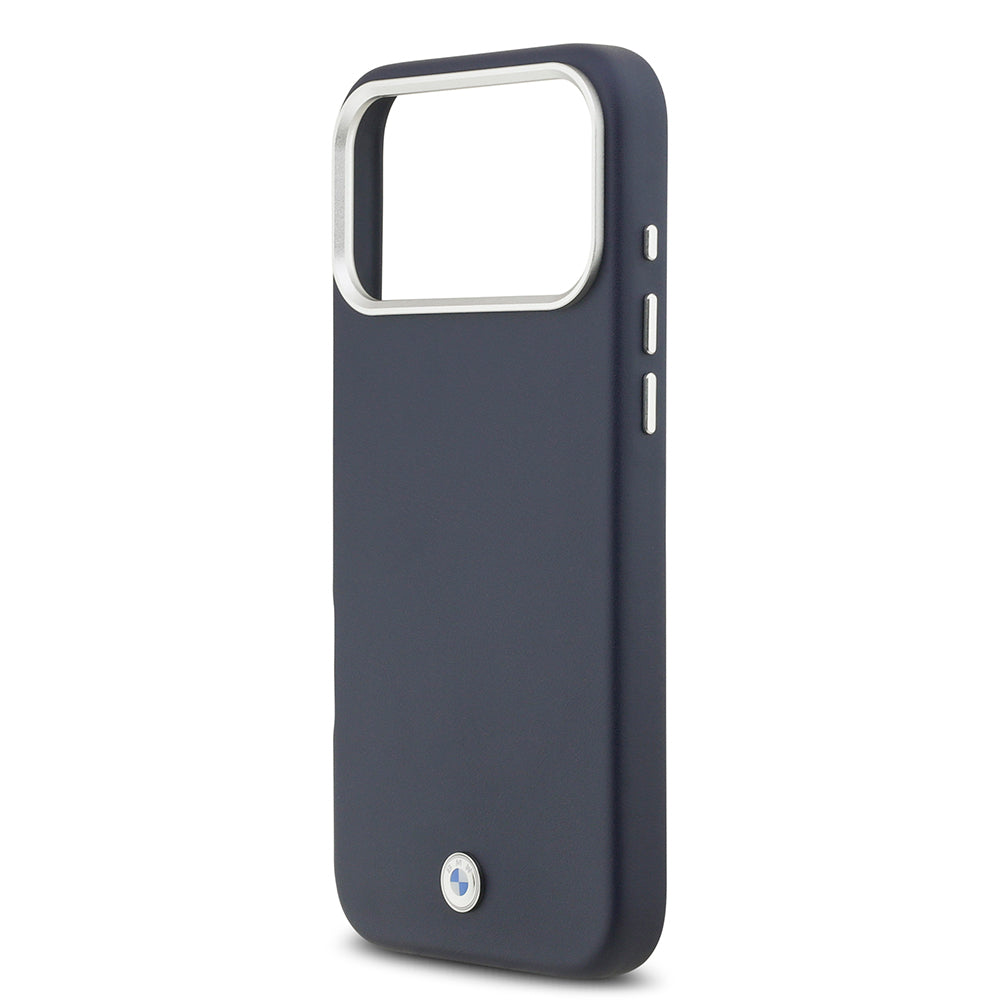 iPhone 17 Pro Max Kılıf BMW Orijinal Lisanslı M-safe Şarj Özellikli Metal Logolu Tam Kaplama Deri Kılıf