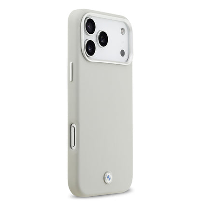 iPhone 17 Pro Max Kılıf BMW Orijinal Lisanslı M-safe Şarj Özellikli Metal Logolu Tam Kaplama Deri Kılıf