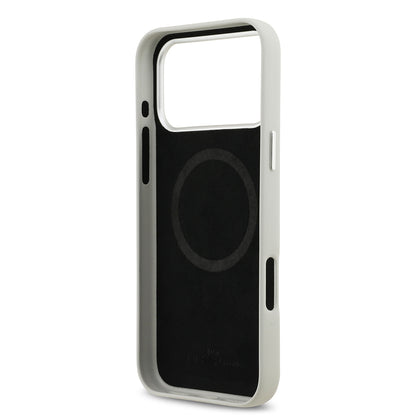 iPhone 17 Pro Max Kılıf BMW Orijinal Lisanslı M-safe Şarj Özellikli Metal Logolu Tam Kaplama Deri Kılıf