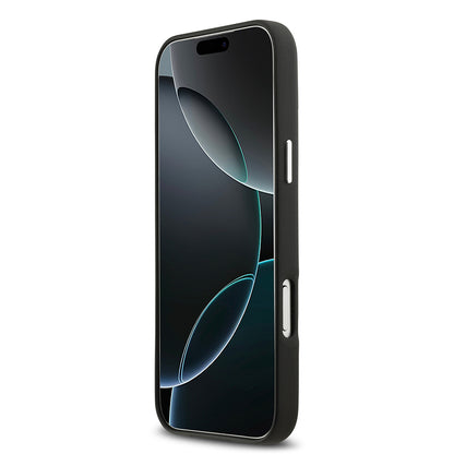 iPhone 17 Pro Max Kılıf BMW Orijinal Lisanslı M-safe Şarj Özellikli Metal Logolu Tam Kaplama Deri Kılıf