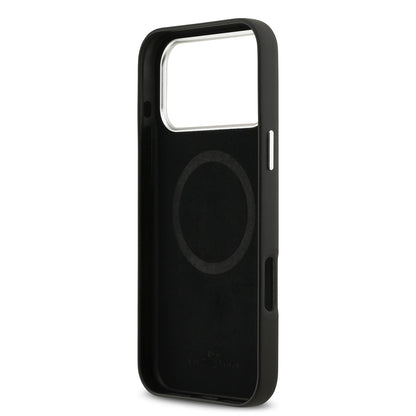 iPhone 17 Pro Max Kılıf BMW Orijinal Lisanslı M-safe Şarj Özellikli Metal Logolu Tam Kaplama Deri Kılıf