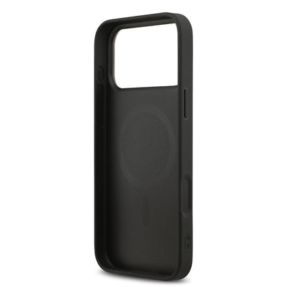 iPhone 17 Pro Max Kılıf DKNY Orjinal Lisanslı M-safe Şarj Özellikli 3D Yazılı Metal Logolu Kılıf