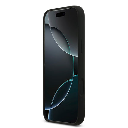 iPhone 17 Pro Max Kılıf DKNY Orjinal Lisanslı M-safe Şarj Özellikli Metal Logolu Silikon Kılıf